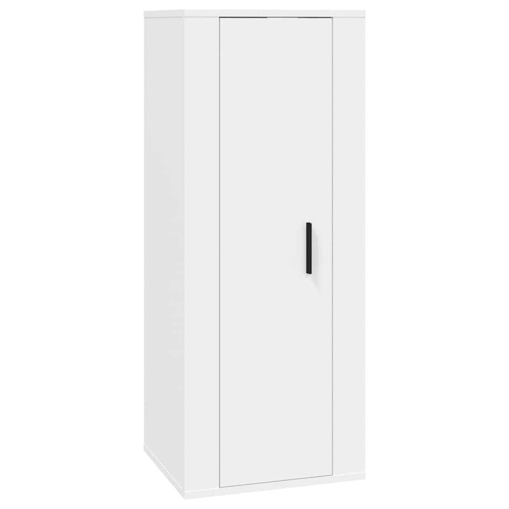 Ensemble de meubles TV 2 pièces en bois blanc