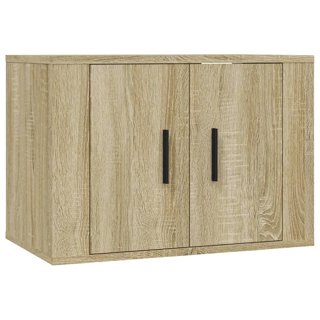 Ensemble de meubles TV 2 pièces en bois de chêne Sonoma