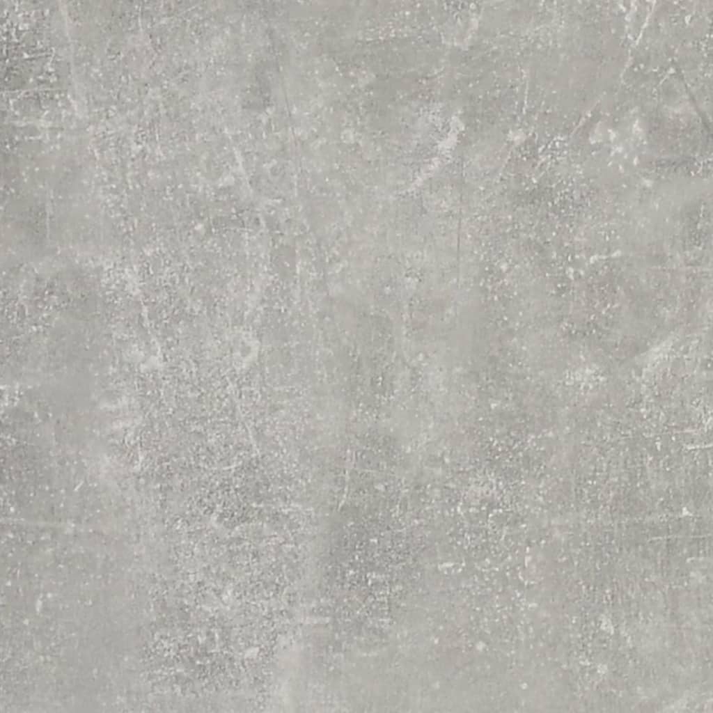 Ensemble de meubles TV 3 pièces en béton gris à base de bois