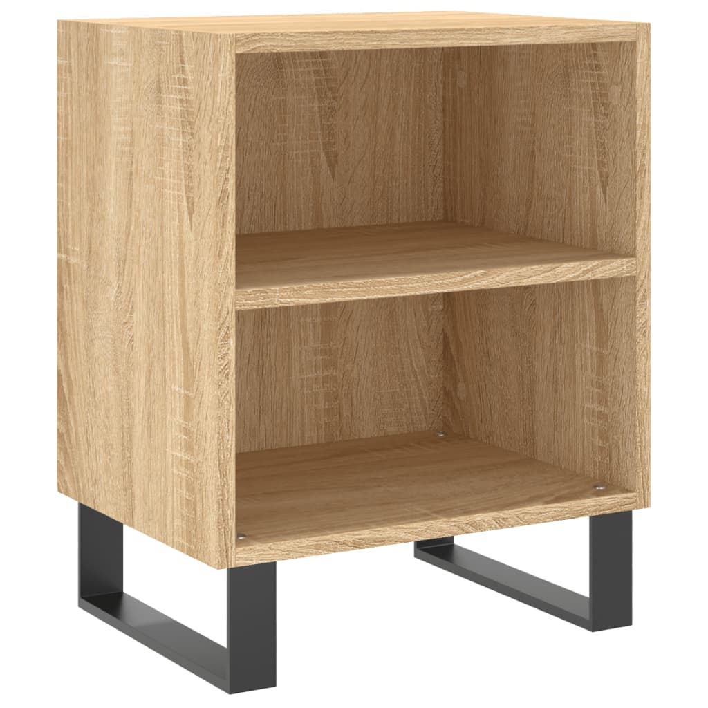 Tables de chevet 2 pcs. Chêne Sonoma 40x30x50 cm matériau bois