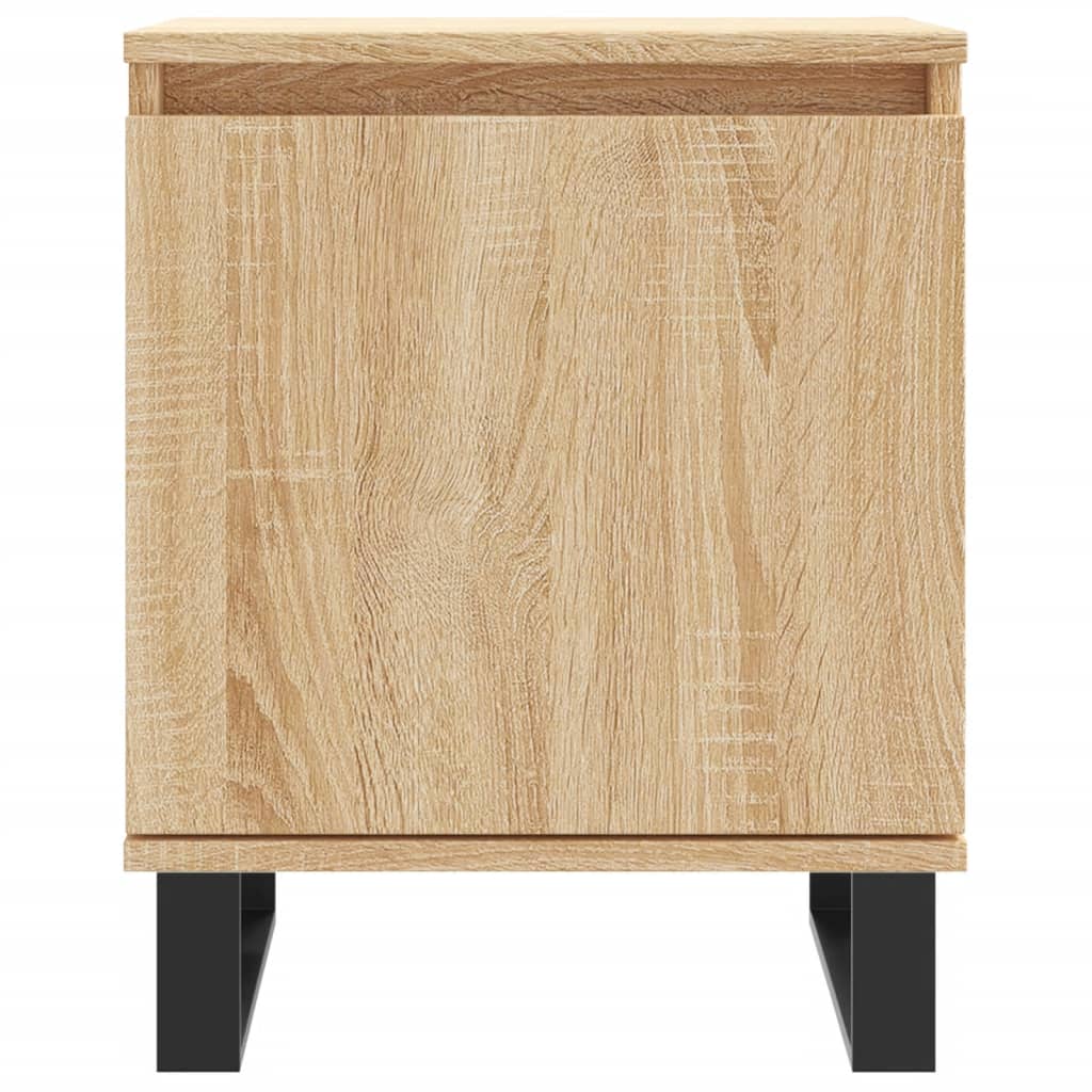 Tables de chevet 2 pcs. Chêne Sonoma 40x30x50 cm matériau bois
