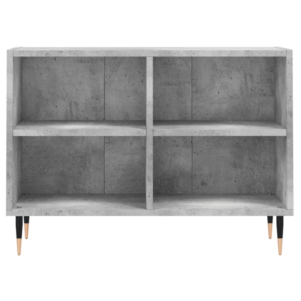 Meuble TV gris béton 69,5x30x50 cm en bois