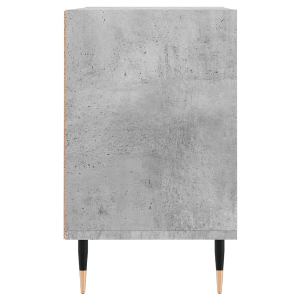 Meuble TV gris béton 69,5x30x50 cm en bois