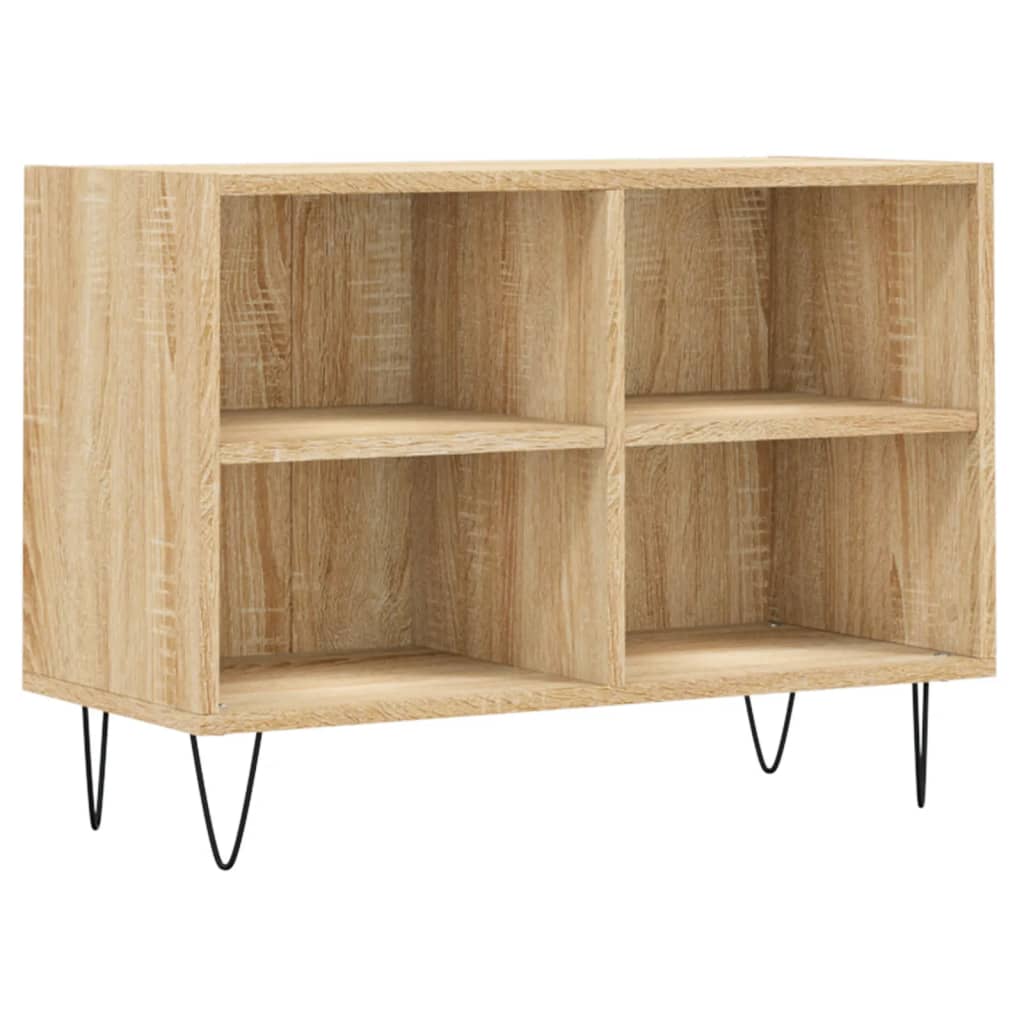 Meuble TV chêne Sonoma 69,5x30x50 cm matériau bois