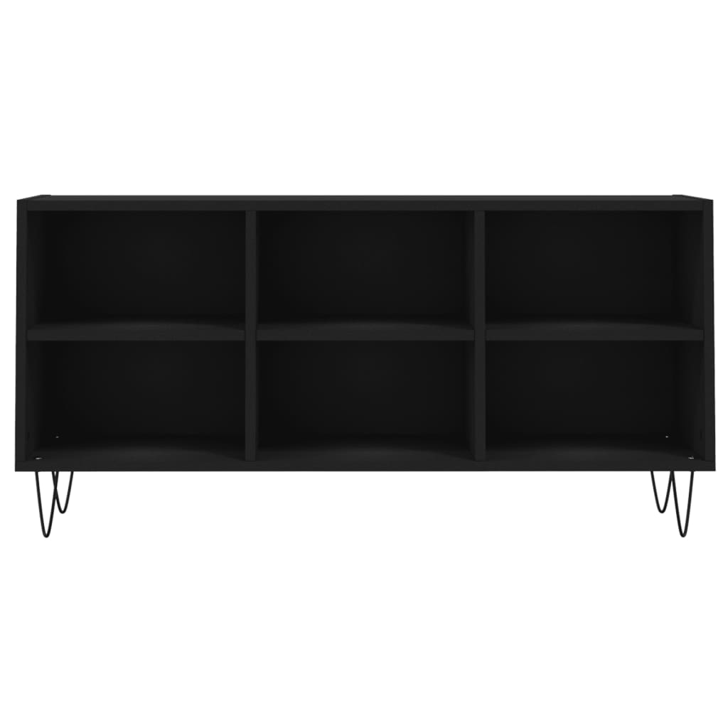 TV-Schrank Schwarz 103,5x30x50 cm Holzwerkstoff