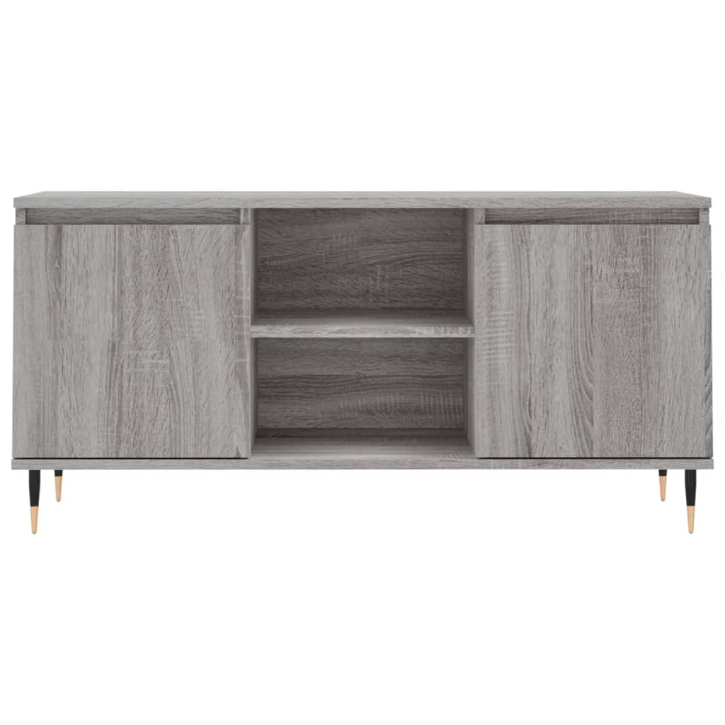 TV-Schrank Grau Sonoma 104x35x50 cm Holzwerkstoff