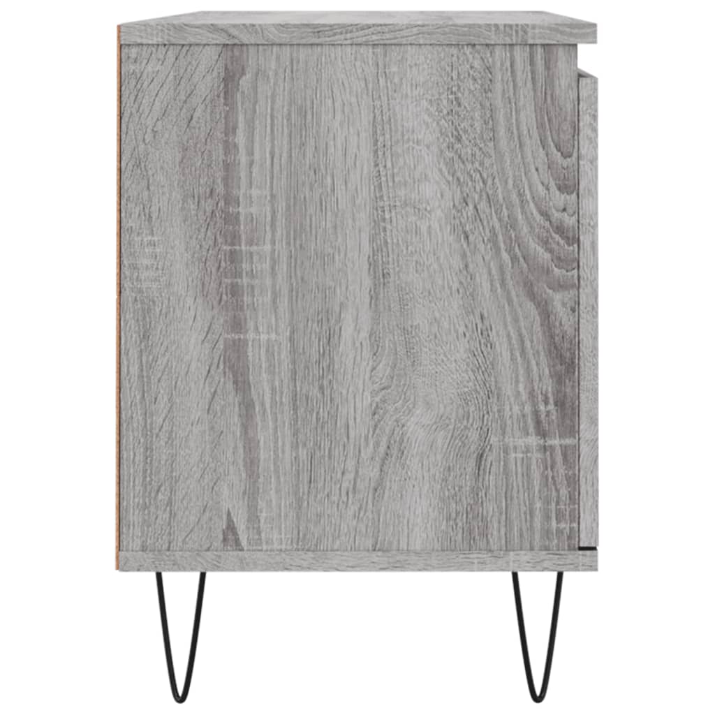Meuble TV gris Sonoma 104x35x50 cm en bois