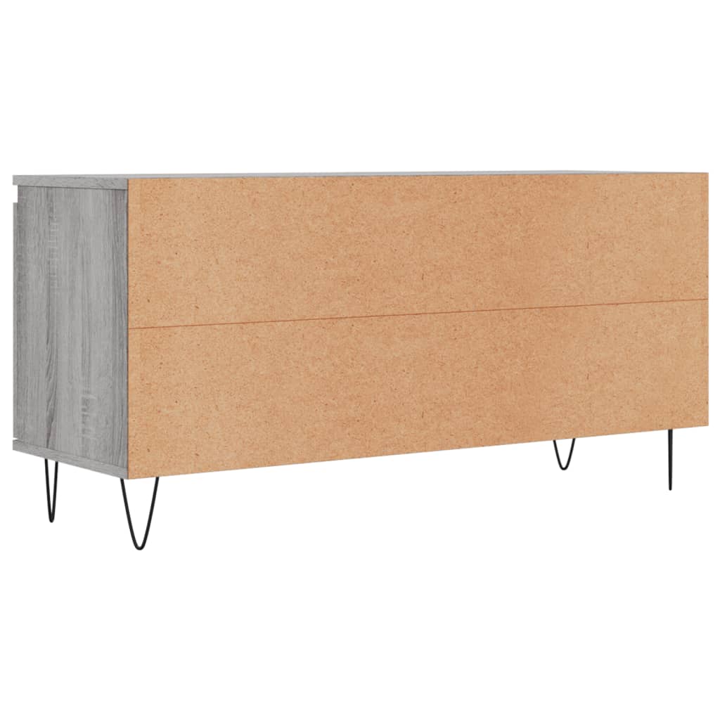 Meuble TV gris Sonoma 104x35x50 cm en bois