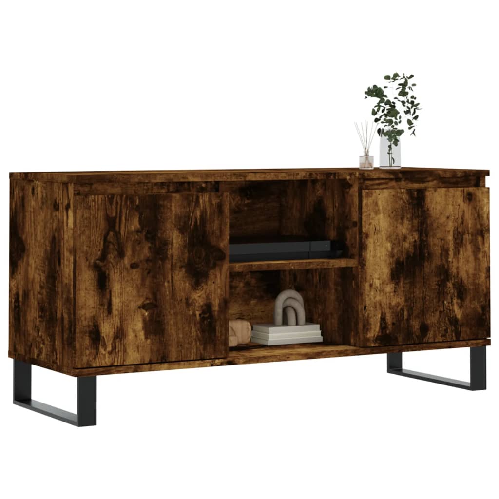 TV-Schrank Räuchereiche 104x35x50 cm Holzwerkstoff