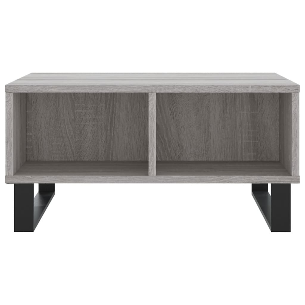 Table basse Sonoma grise 60x60x30 cm en bois