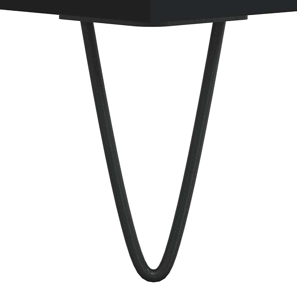 Sideboard Schwarz 57x35x70 cm Holzwerkstoff