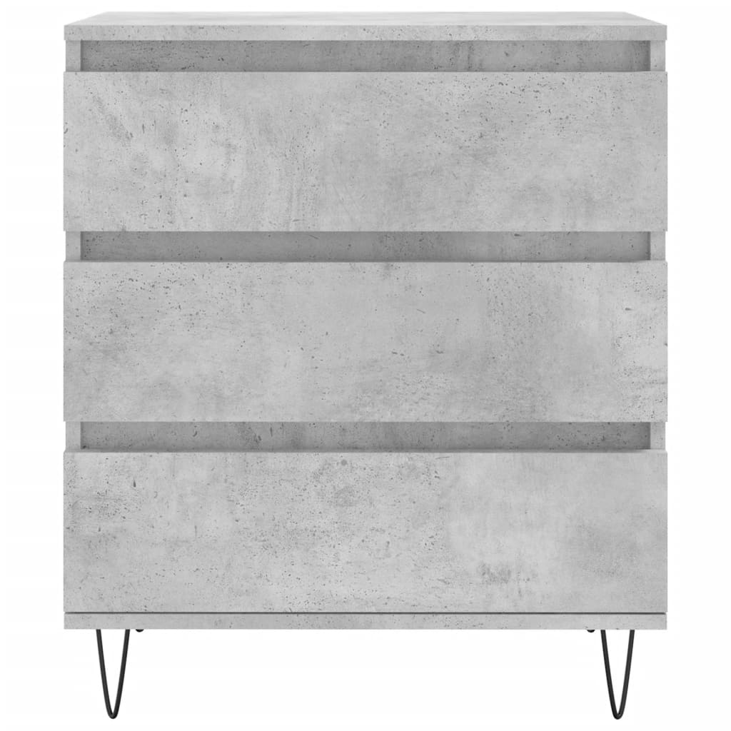 Sideboard Betongrau 60x35x70 cm Holzwerkstoff