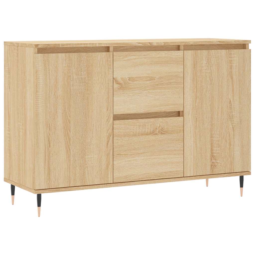 Sideboard Sonoma-Eiche 101,5x35x70 cm Holzwerkstoff