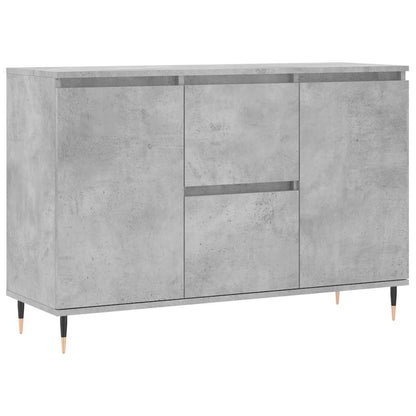 Sideboard Betongrau 101,5x35x70 cm Holzwerkstoff