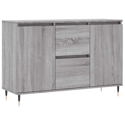 Sideboard Grau Sonoma 101,5x35x70 cm Holzwerkstoff