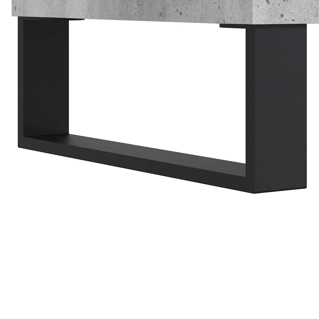 Sideboard Betongrau 101,5x35x70 cm Holzwerkstoff