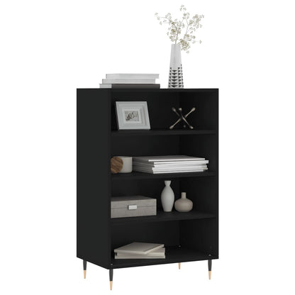 Highboard Schwarz 57x35x90 cm Holzwerkstoff