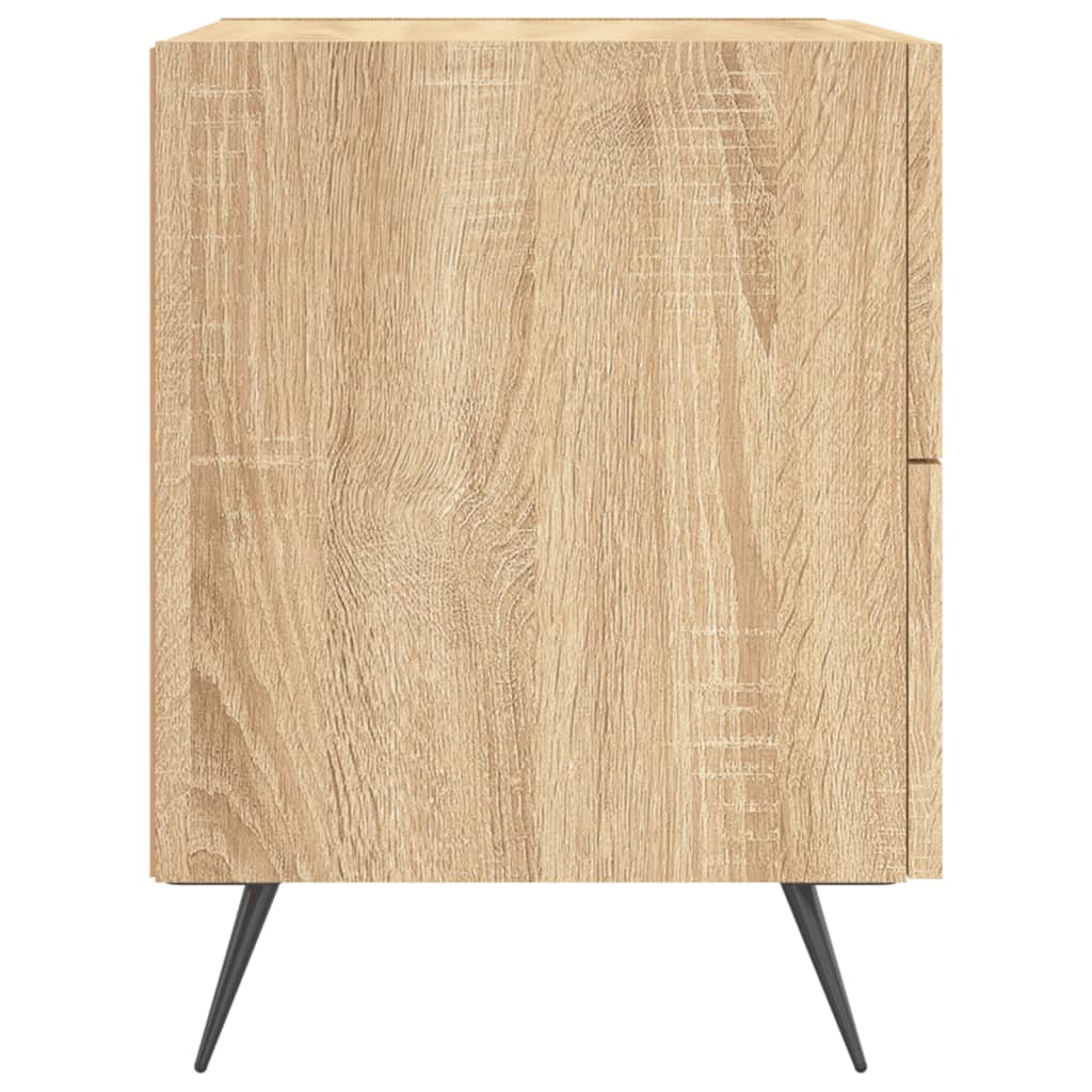 Tables de chevet 2 pcs. Chêne Sonoma 40x35x47,5 cm matériau bois