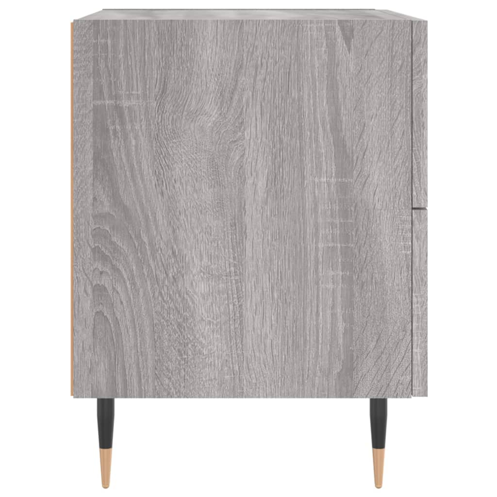 Table de chevet grise Sonoma 40x35x47,5 cm en bois