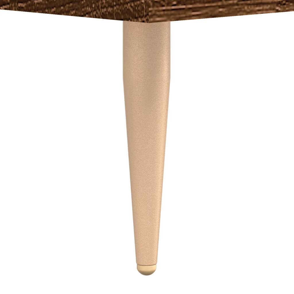 Nachttische 2Stk. Braun Eichen-Optik 40x35x47,5cm Holzwerkstoff