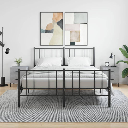 Bedside tables 2 pcs. Concrete grey 40x35x47.5 cm wood material