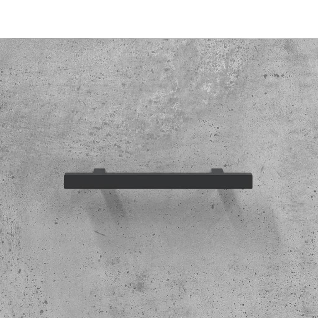 Nachttisch Betongrau 40x35x47,5 cm Holzwerkstoff