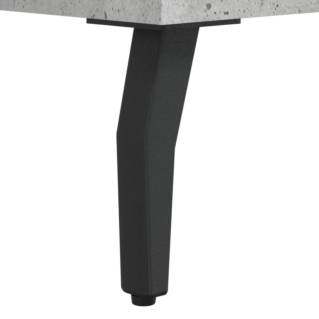 Nachttisch Betongrau 40x40x66 cm Holzwerkstoff