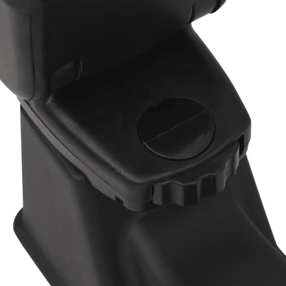 Auto-Armlehne Schwarz 12x29x(32–46) cm ABS