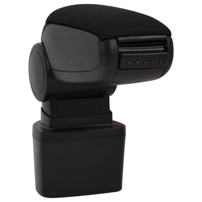 Auto-Armlehne für NISSAN JUKE (ab 2010) Schwarz 14,5x31,5x(30–48) cm ABS