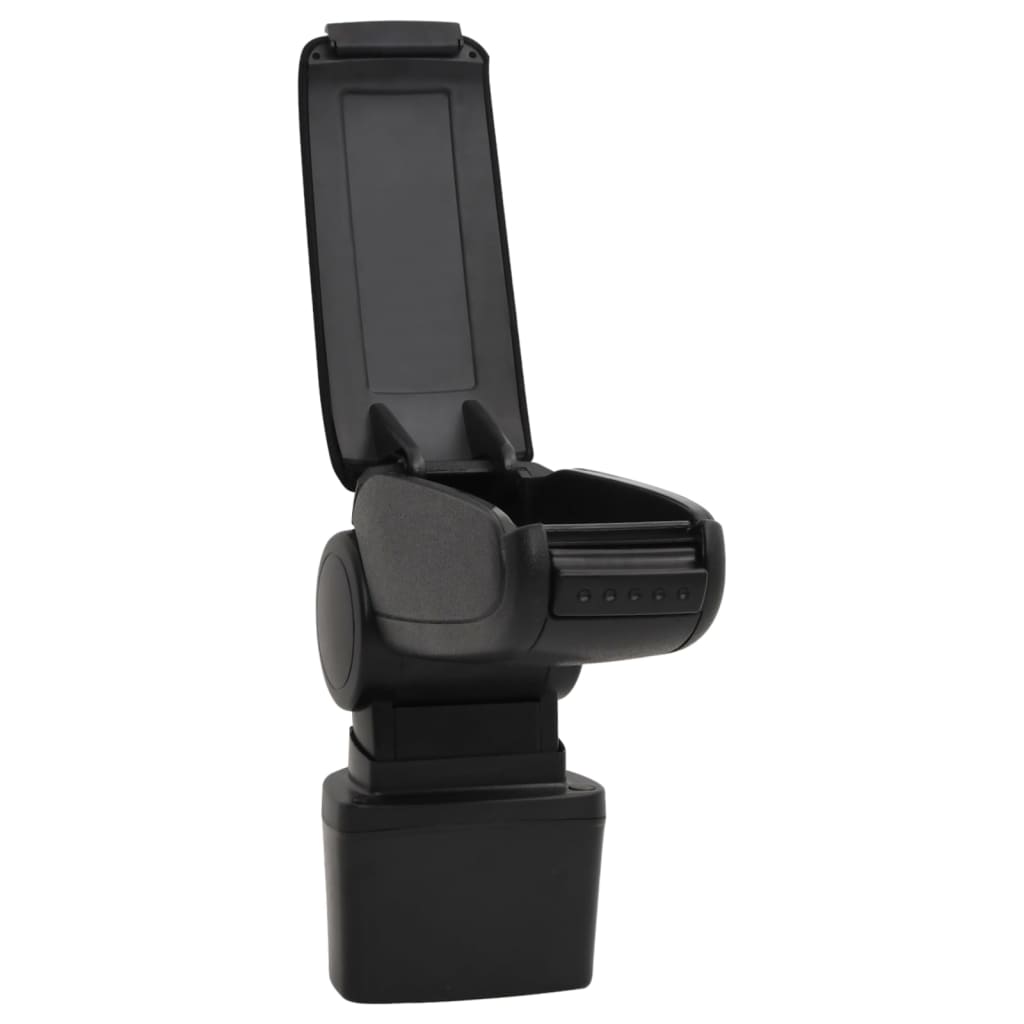 Auto-Armlehne für NISSAN JUKE (ab 2010) Schwarz 14,5x31,5x(30–48) cm ABS