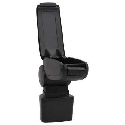 Auto-Armlehne für NISSAN JUKE (ab 2010) Schwarz 14,5x31,5x(30–48) cm ABS