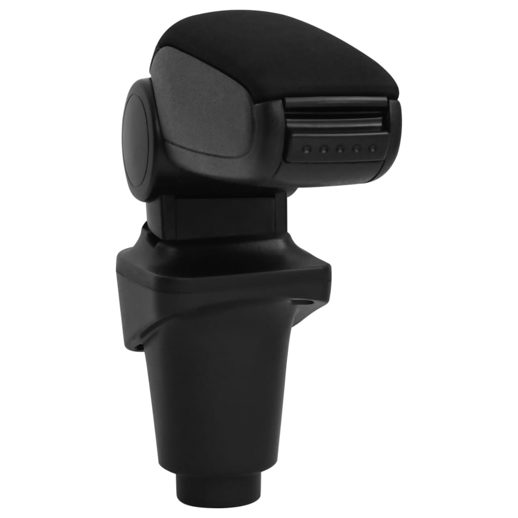 Auto-Armlehne für Fiat 500L (2012) Schwarz 14x35x(37–53) cm ABS