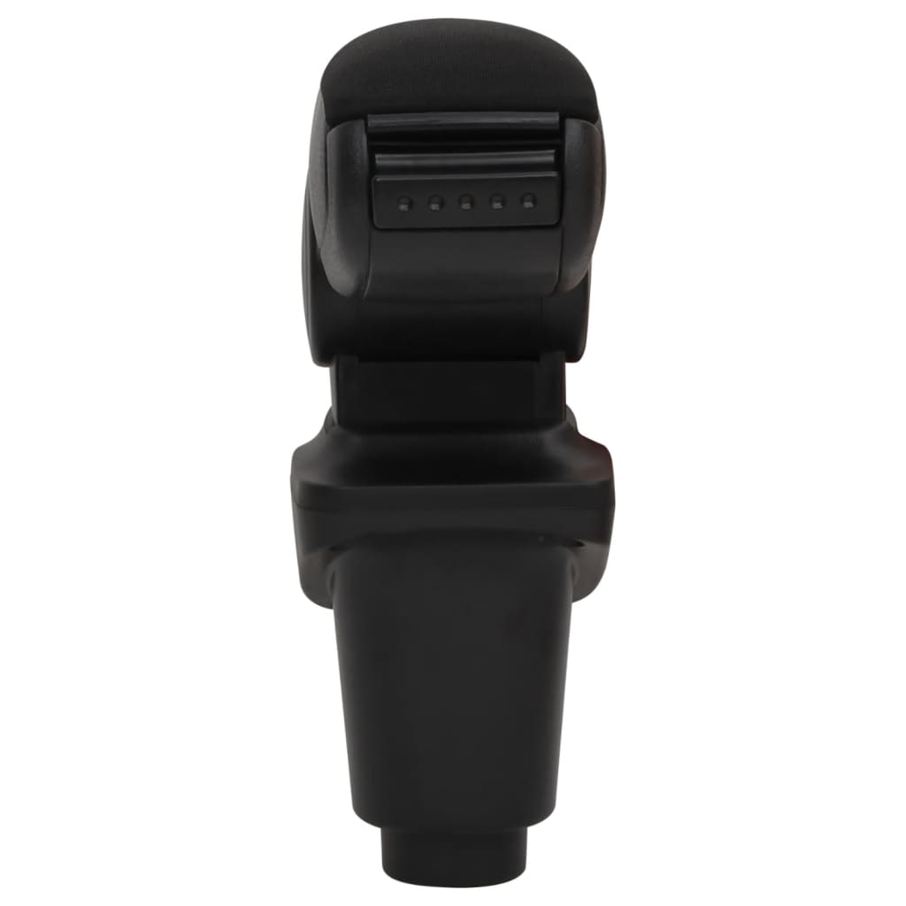 Auto-Armlehne für Fiat 500L (2012) Schwarz 14x35x(37–53) cm ABS