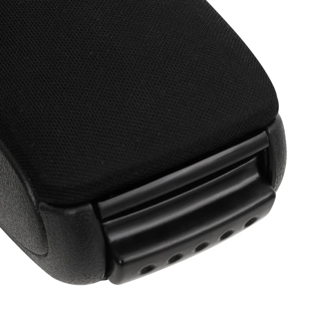 Auto-Armlehne für Fiat 500L (2012) Schwarz 14x35x(37–53) cm ABS