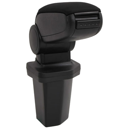 Auto-Armlehne für HYUNDAI I20 (2015–2019) Schwarz 15x32x(40–52) cm ABS