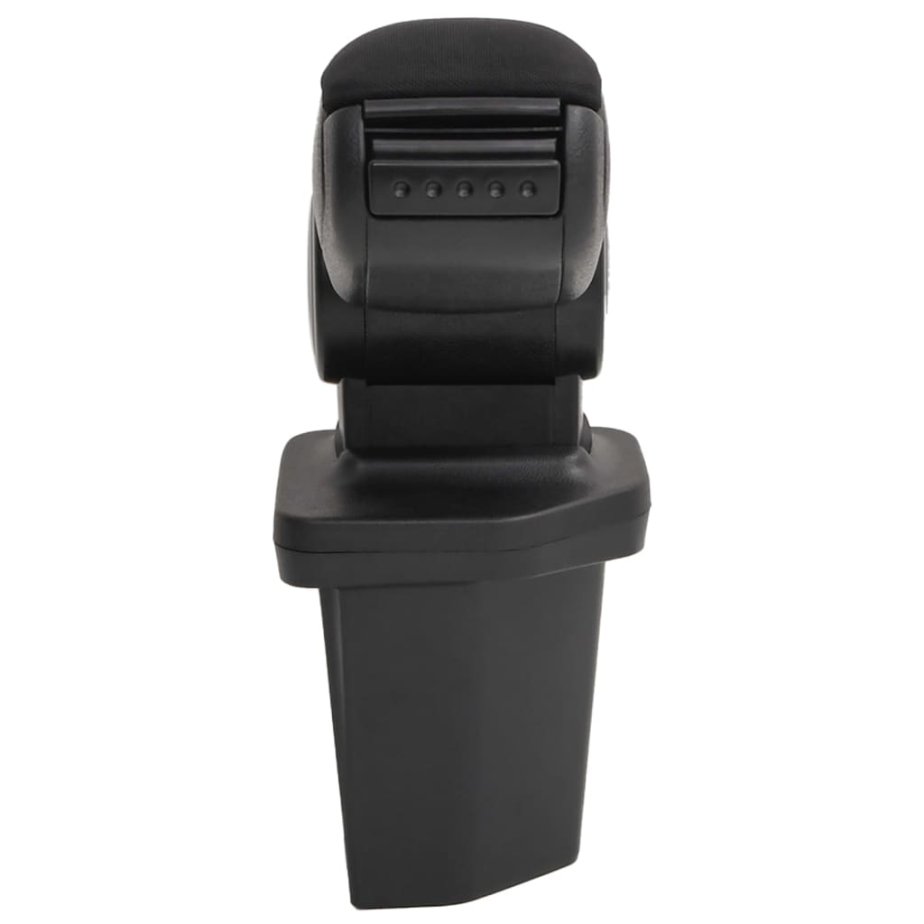 Auto-Armlehne für HYUNDAI I20 (2015–2019) Schwarz 15x32x(40–52) cm ABS