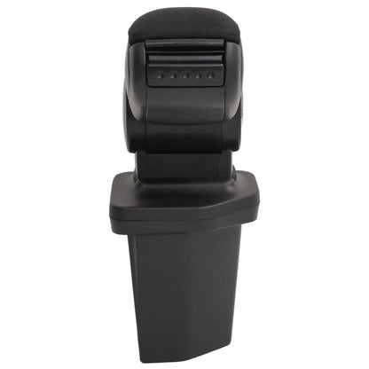 Auto-Armlehne für HYUNDAI I20 (2015–2019) Schwarz 15x32x(40–52) cm ABS