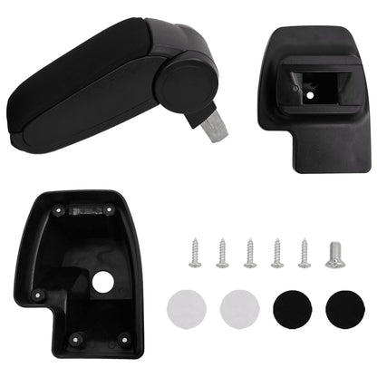 Auto-Armlehne Schwarz 15x35x(33–49,5) cm ABS