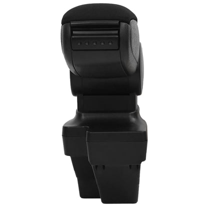 Auto-Armlehne Schwarz 15x35x(33–49,5) cm ABS