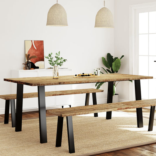 Dining table 200x90x75 cm solid acacia wood