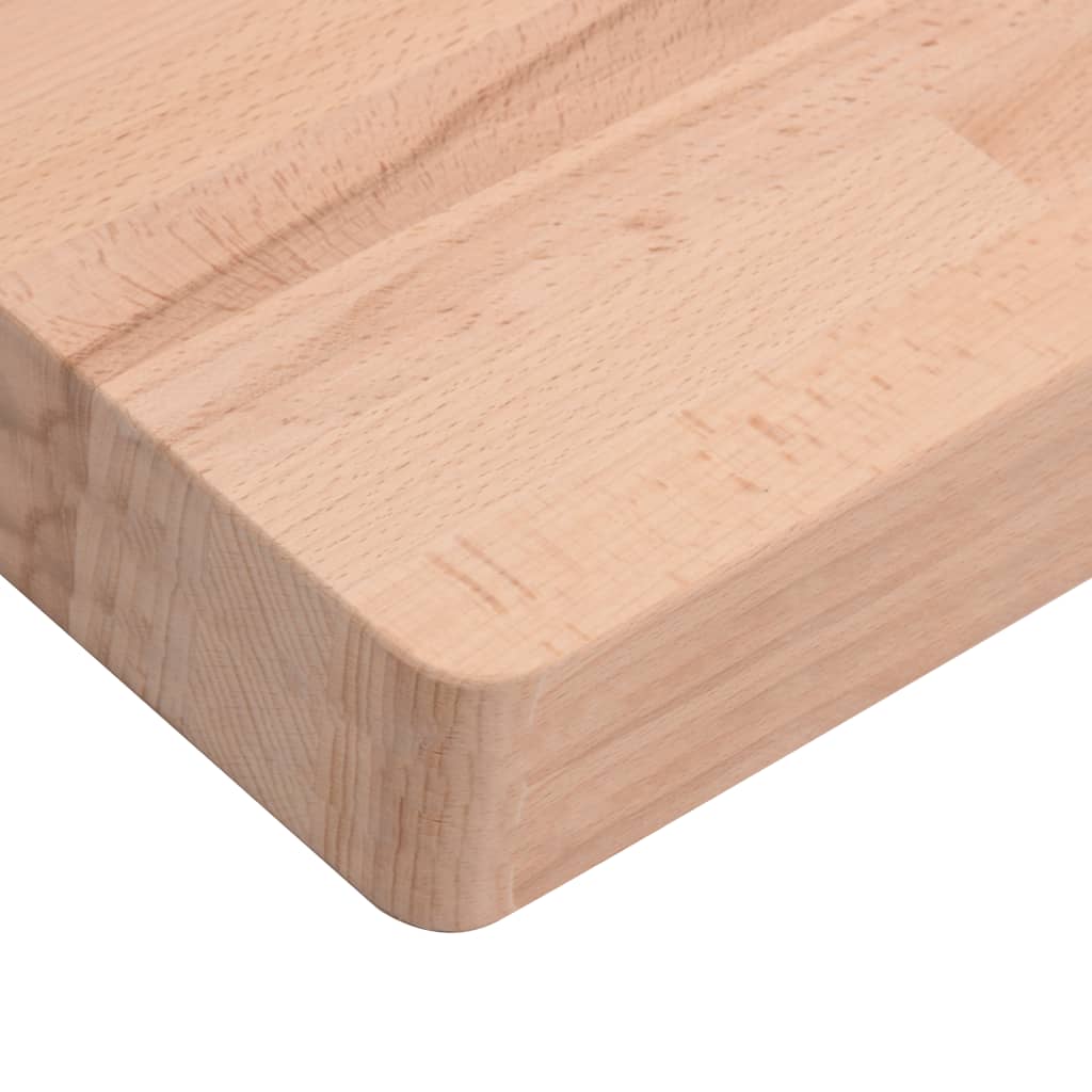Tischplatte 100x50x4 cm Rechteckig Massivholz Buche