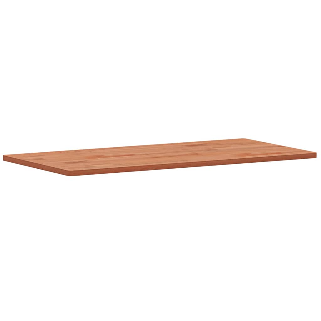 Tischplatte 100x50x1,5 cm Rechteckig Massivholz Buche