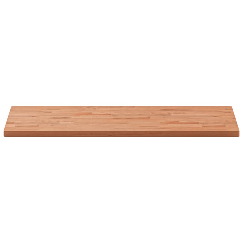 Tischplatte 100x50x2,5 cm Rechteckig Massivholz Buche