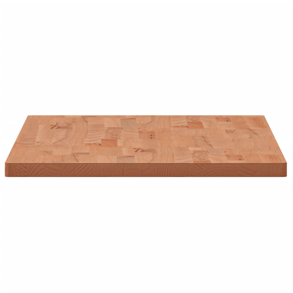 Tischplatte 100x50x2,5 cm Rechteckig Massivholz Buche