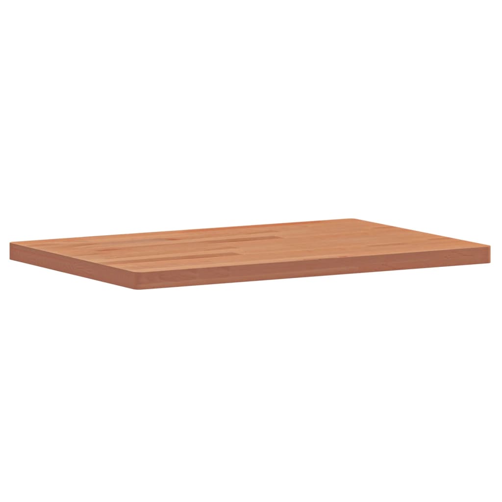 Tischplatte 60x40x2,5 cm Rechteckig Massivholz Buche