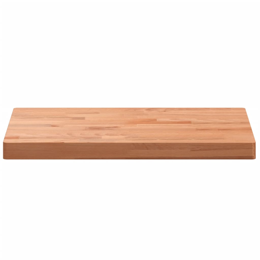 Tischplatte 80x40x4 cm Rechteckig Massivholz Buche