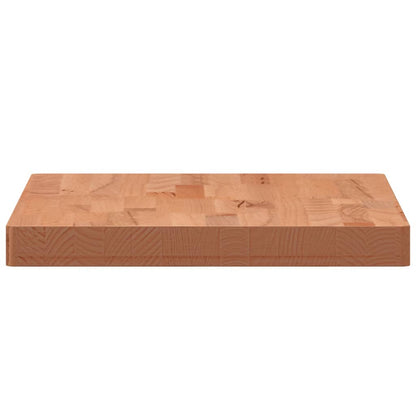 Tischplatte 80x40x4 cm Rechteckig Massivholz Buche