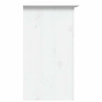 Nachttisch BODO Weiß 53x38,5x67 cm Massivholz Kiefer