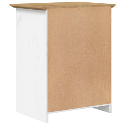 Nachttisch BODO Braun 53x38,5x67 cm Massivholz Kiefer