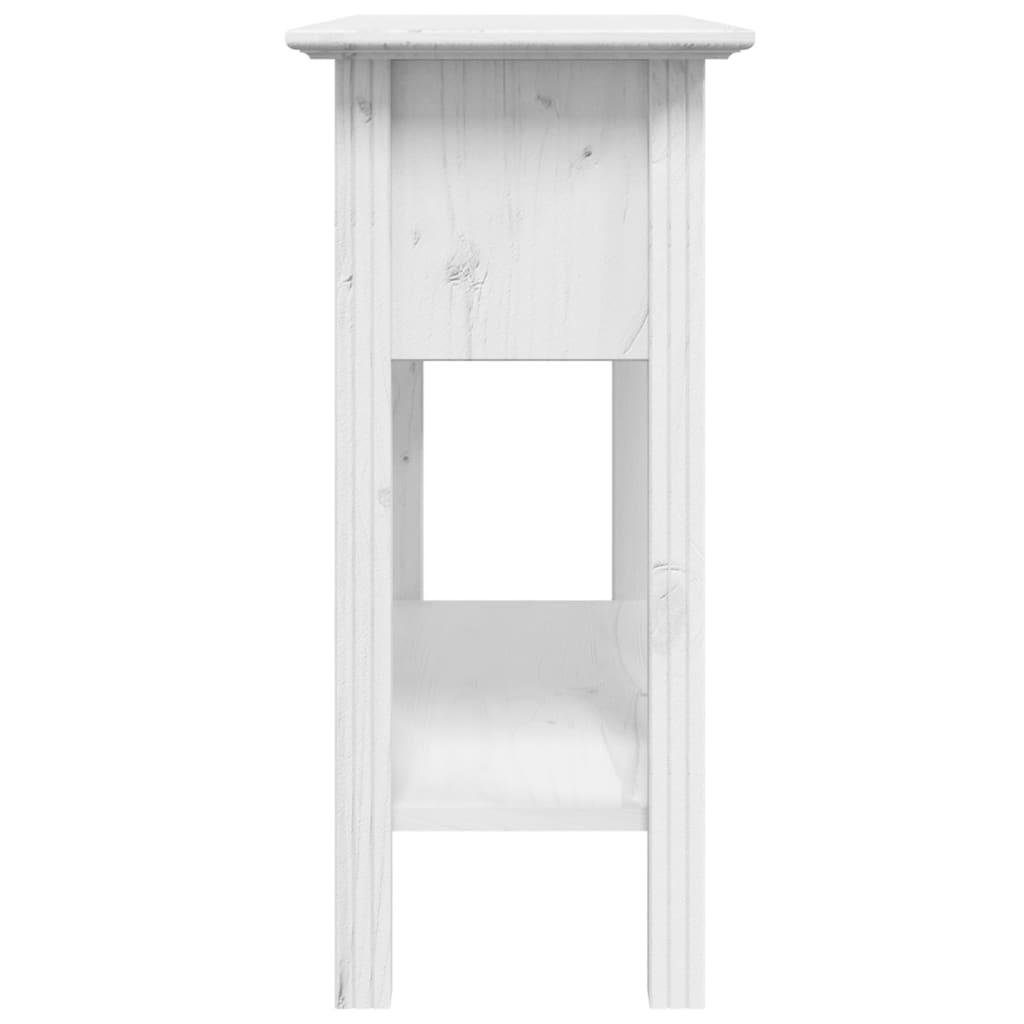 Konsolentisch BODO Weiß 91x35x74 cm Massivholz Kiefer